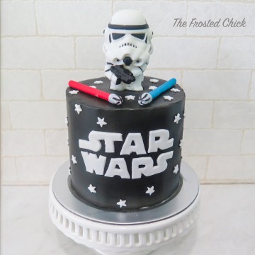 Star Wars Cake (Darth Vader Or Storm Tropper)