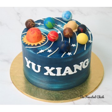 Solar System & Planets in Space Cake