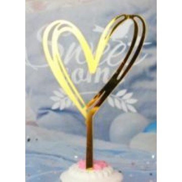 Heart Acrylic Topper