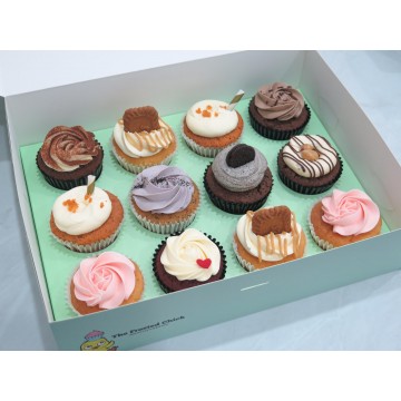 Box of 12 Cupcakes (Assorted) (Expedited)