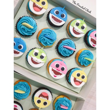 Baby Shark Cupcakes