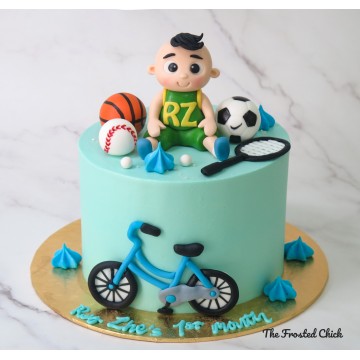 Sporty Baby Cake
