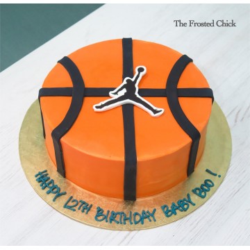 Basketball Jumpman Cake