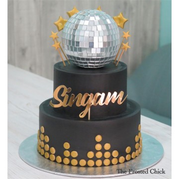 Retro Disco Cake