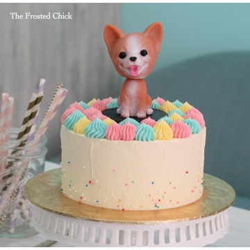 Pastel Dog Cake