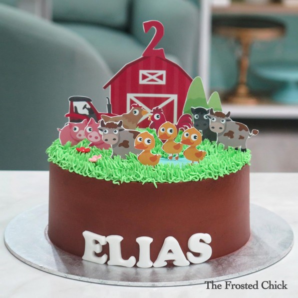 Farm Animals Cake Farm Animals Cake