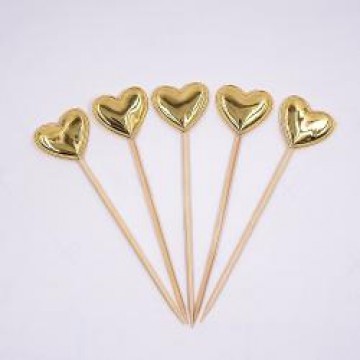 Heart Cake Topper Set