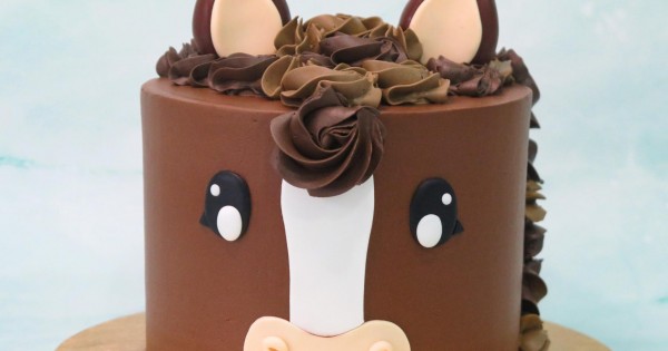 Baby Horse Pony Theme Cake
