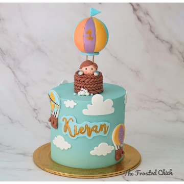 Up, up and Away Hot Air Balloon Cake
