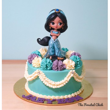 Aladdin Princess Jasmine Cake (Expedited)