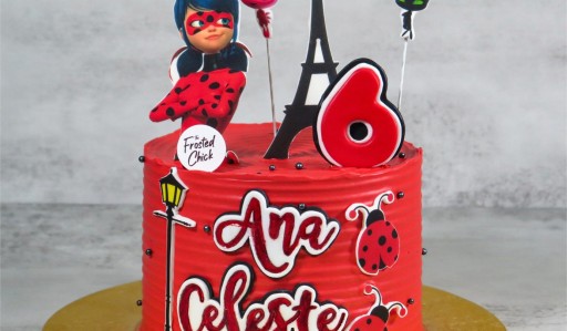 Miraculous Ladybug Inspired Cake