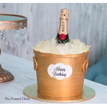 Champagne Ice Bucket Cake