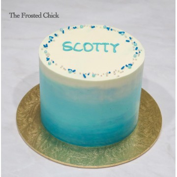 Smooth Ombre Cake (Expedited)