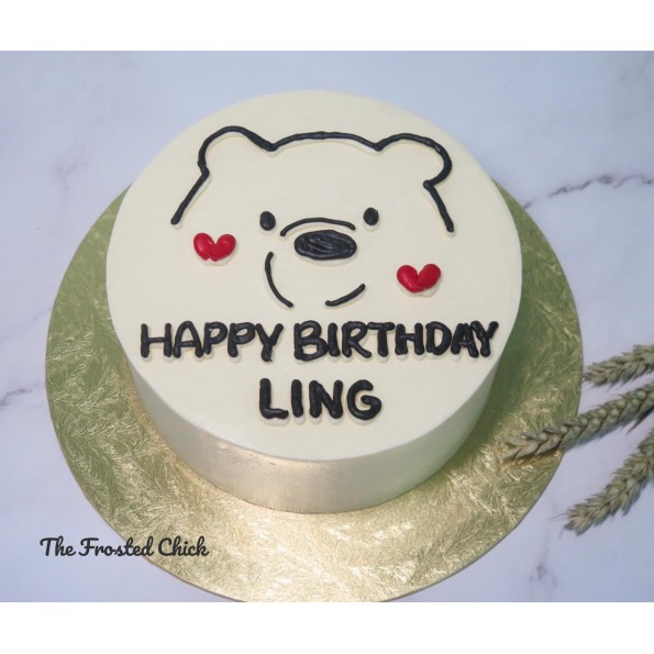 Strawberry Bear Birthday Cake | Best Cake In Singapore | Best Kids Cake –  Honeypeachsg Bakery