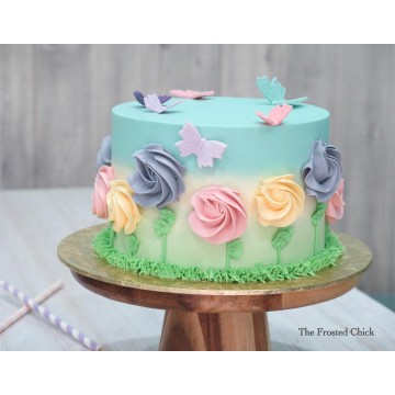 Pastel Garden Cake