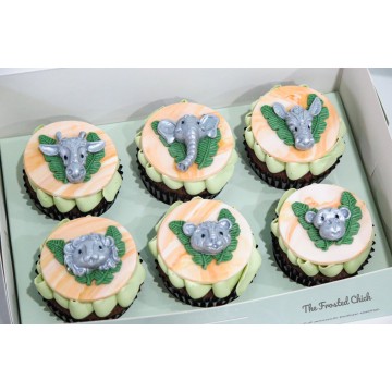 Safari Animal Cupcakes