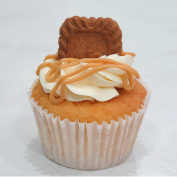 Salted Caramel Biscoff Cupcake