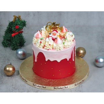 Santa's Party Christmas Cake