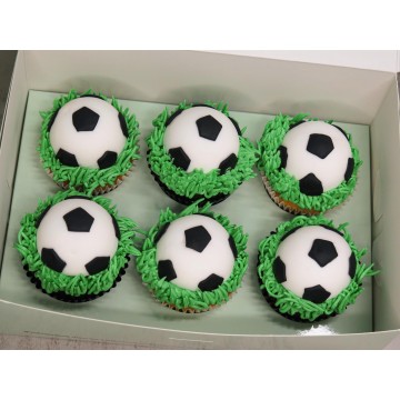Football Soccer Cupcakes
