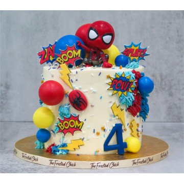 The Spider-Man Explosion Cake