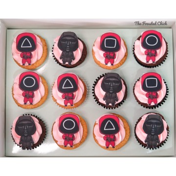 Squid Game Cupcakes