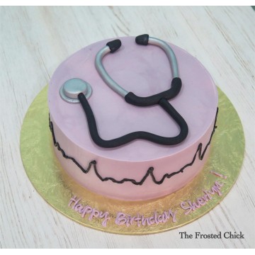 Medical Stethoscope Cake