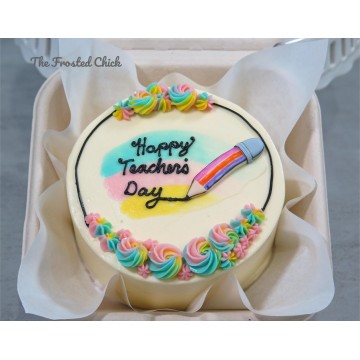 Happy Teacher's Day Bento Cake