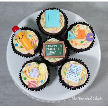 Happy Teacher's Day Cupcakes (6pc)