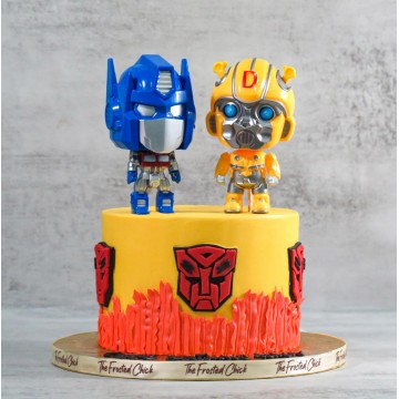 Transformers Inspired Cake