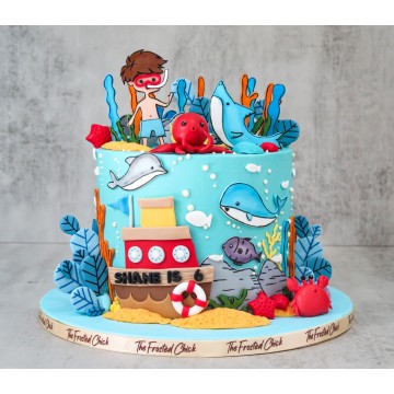 Underwater Explorer Cake