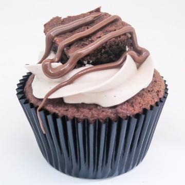 Chocolate Fudge Brownie Cupcake