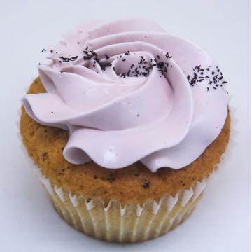 Earl Grey Lavender Cupcake