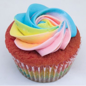 Over The Rainbow Cupcake