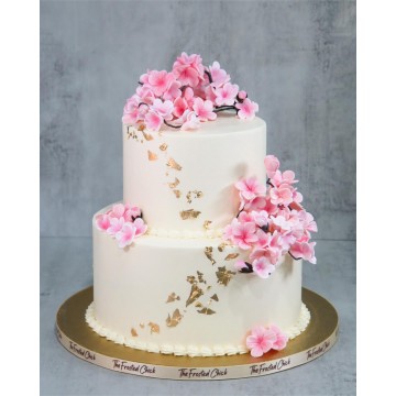 Cherry Blossom Golden Dreams Cake