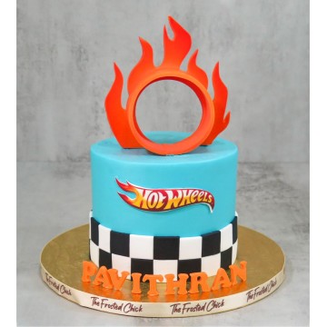 Hot Wheels Ring of Fire Cake