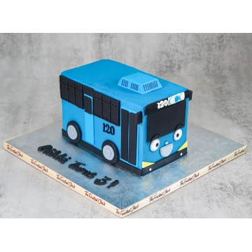 Tayo The Little Bus Inspired Cake