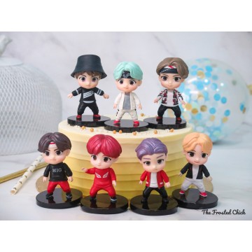 Ombre Yellow Cake + BTS toy set (Expedited, SELF ASSEMBLE series)