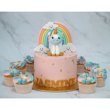 Unicorn in Wonderland Cake