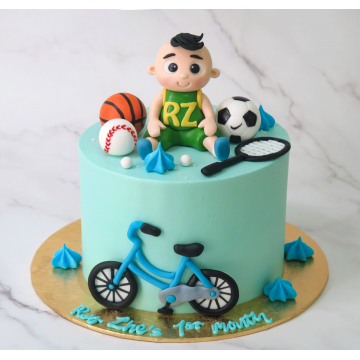 Sporty Baby Cake
