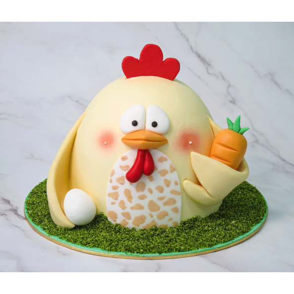 a birthday cake with three candles with a baby chicken | Stable Diffusion |  OpenArt