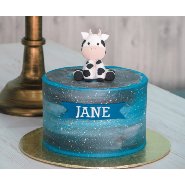 Baby Cow Galaxy Cake