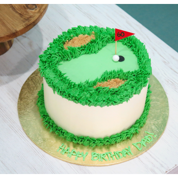 Golf Course Cake