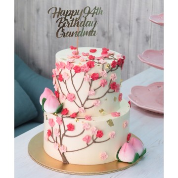 Longevity Sakura Cake