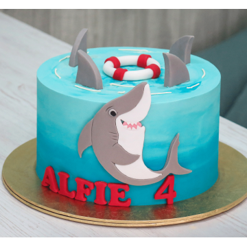 Shark Attack Cake